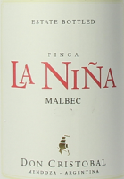 Don Cristobal - Finca La Nina Malbec Argentine